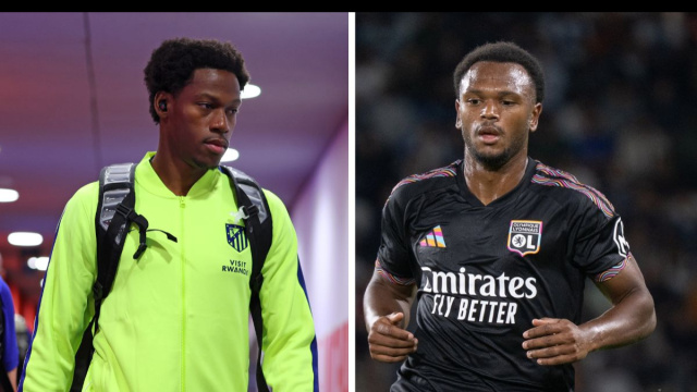 Jonathan David, attaccante dell'Atletico Madrid. Foto &copy; Atletico Madrid. Lois Openda, attaccante del Lione. Foto &copy; Lione
