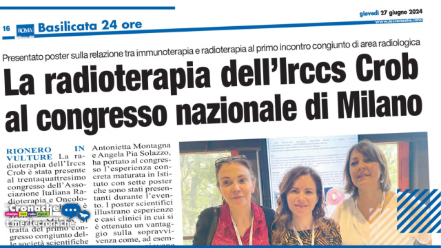 LA RADIOTERAPIA DELL'IRCCS CROB AL CONGRESSO NAZIONALE DI MILANO &copy; Creative Commons