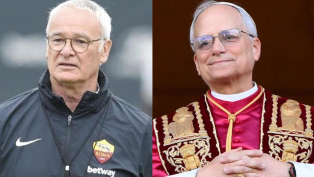 L'allenatore della Roma Claudio Ranieri: &laquo;Assomiglio a Papa Leone ... &copy; Creative Commons