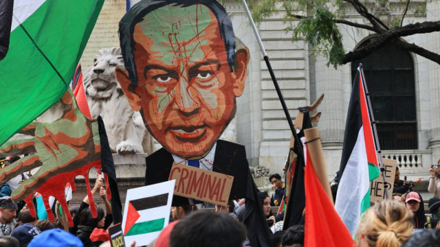 Netanyahu parla all'Onu, la sala si svuota: "Codardi". Proteste in ... &copy; Creative Commons