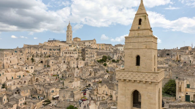 Panorama dei sassi da Via Santa Cesarea
