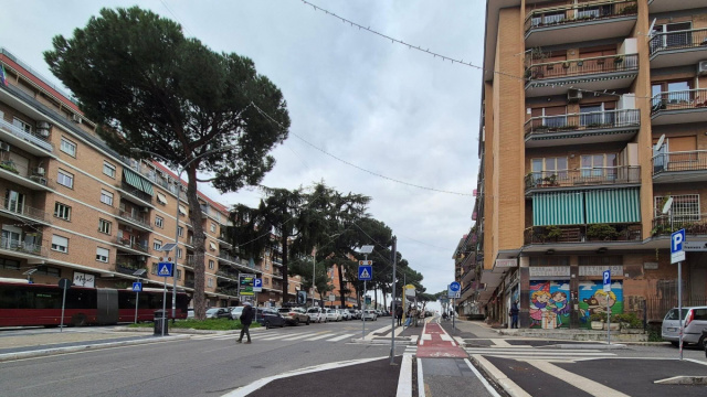 Progetto Black Point pedonali: Via Ugo Ojetti / Via Jovine ... &copy; Creative Commons