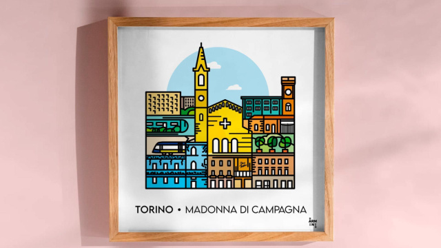 Torino, Madonna di Campagna &ndash; Stampa - Stampa Artistica  Davide ... &copy; Creative Commons