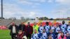 Ex campioni di calcio al Salesi: sorrisi e solidarietà per i bambini ricoverati