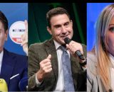 Giuseppe Conte, Roberto Vannacci e Giorgia Meloni (&copy; Facebook)