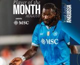 Zambo Anguissa, centrocampista del Napoli. Foto &copy; Napoli