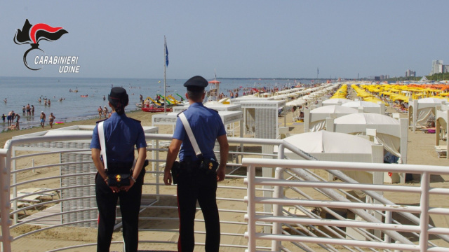 A Lignano, in un mese, i carabinieri hanno controllato pi&ugrave; di 2 ... &copy; Creative Commons