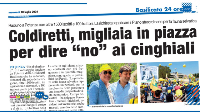 COLDIRETTI, MIGLIAIA IN PIAZZA PER DIRE &ldquo;NO&rdquo; AI CINGHIALI &copy; Creative Commons
