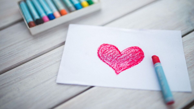 Disegno di cuore &copy; Immagine di Pixabay