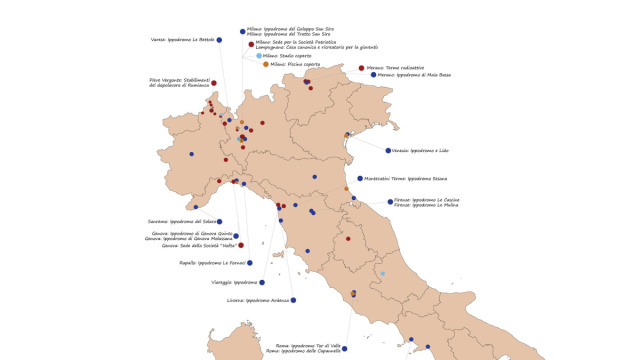 L'ARCHITETTO PAOLO VIETTI VIOLI : Ippodromi Snai &copy; Creative Commons