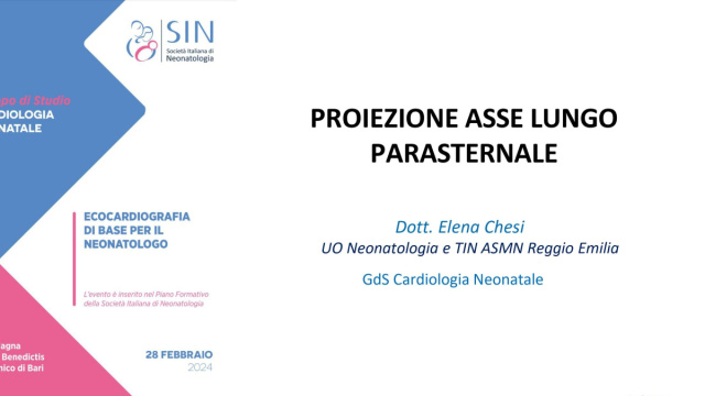 Proiezione asse lungo parasternale  SIN Societ&agrave; Italiana di ... &copy; Creative Commons