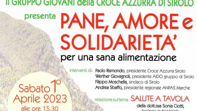 SIROLO: PANE, AMORE E SOLIDARIET&Agrave;. Per una sana alimentazione ... &copy; Creative Commons