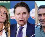 Giorgia Meloni, Giuseppe Conte e Roberto Vannacci (&copy; Facebook)