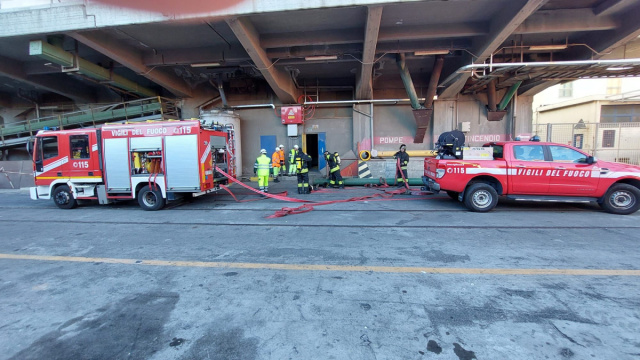 IMPERIA TV  Esercitazione antincendio nel porto di Savona ... &copy; Creative Commons