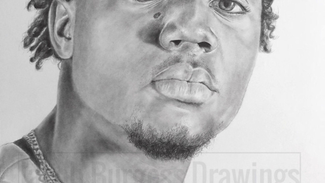 Ronald Acu&ntilde;a Jr Pencil Drawing Print 11"x14" Numbered to 300 ... &copy; Creative Commons