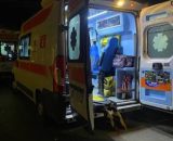 Ambulanza durante un soccorso - &copy; Sicilia Emergenza Urgenza Sanitaria 118 Sicilia