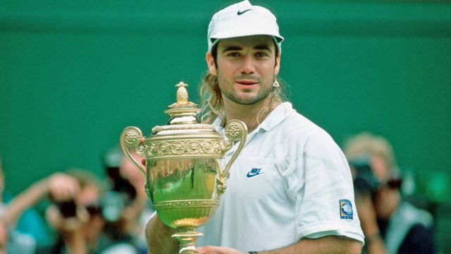 Andre Agassi... Remembering 1992 Wimbledon  ATP Tour  Tennis &copy; Creative Commons