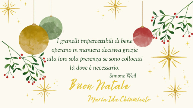 Auguri di Buon Feste dalla Preside Maria Ida Chiumiento - ISTITUTO ... &copy; Creative Commons