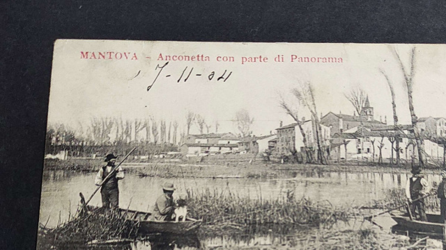 Cartolina Mantova - Anconetta con Parte di Panorama - ADe-Commerce &copy; Creative Commons
