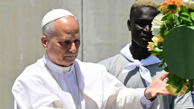 Papa Leone e lo storico discorso sui migranti dal &laquo;porto della ... &copy; Creative Commons