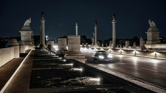 Ponte Flaminio, accesa la nuova illuminazione. Investimento da 310 ... &copy; Creative Commons