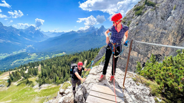 Via ferrata Ra Bujela - Guide Alpine Cortina &copy; Creative Commons