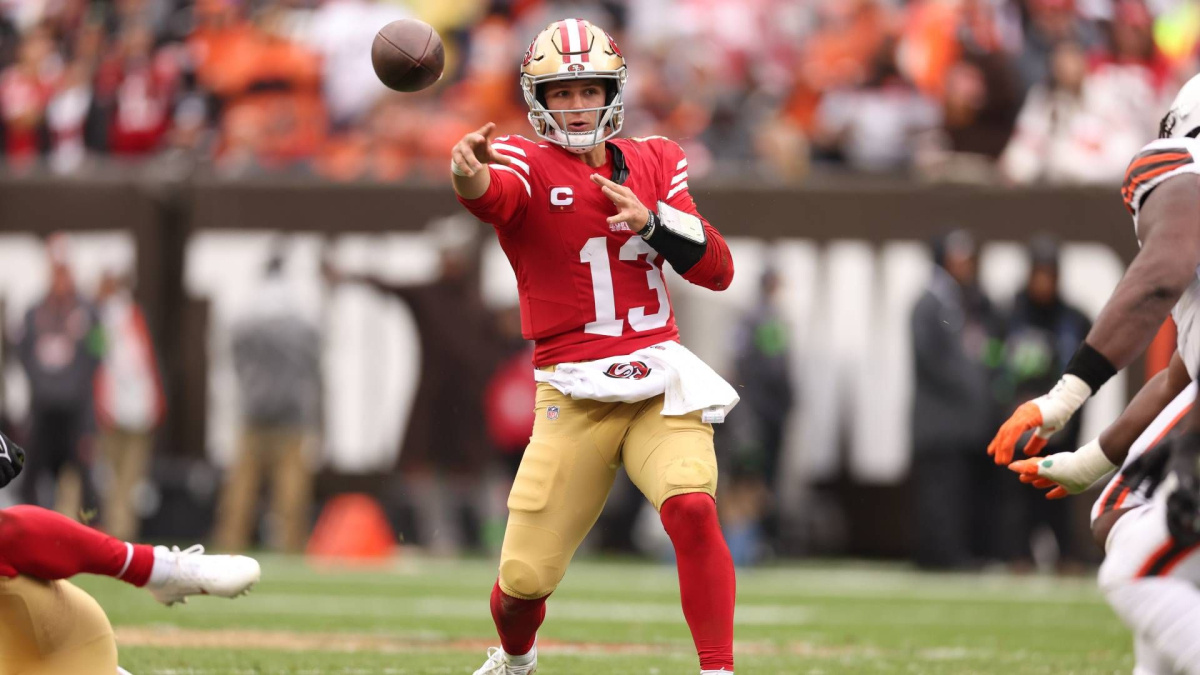 Brock Purdy climbs to eighth in NFL rankings as Baker Mayfield is injured