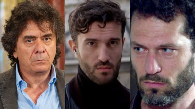 Grillo, Damiano ed Eduardo - screenshot &copy; Un posto al sole.