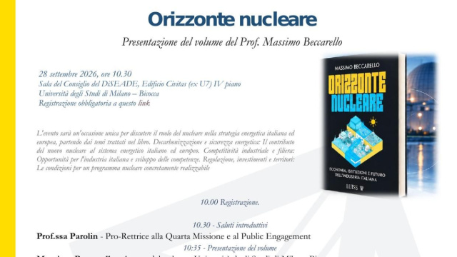 Presentazione del volume: "Orizzonte nucleare"  Take The Date &copy; Creative Commons