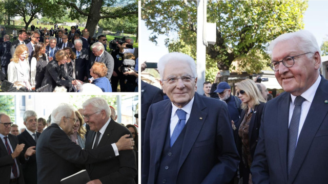Strage di Marzabotto, grande emozione con Mattarella e Steinmeier ... &copy; Creative Commons