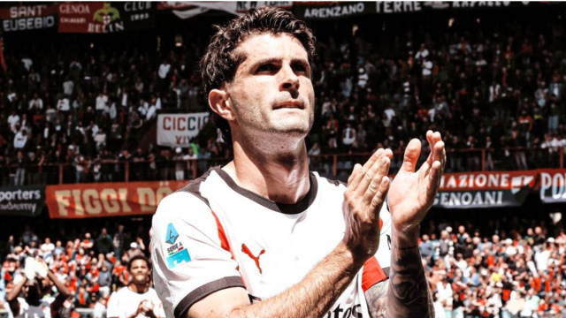 Christian Pulisic, attaccante del Milan. Foto &copy; Milan