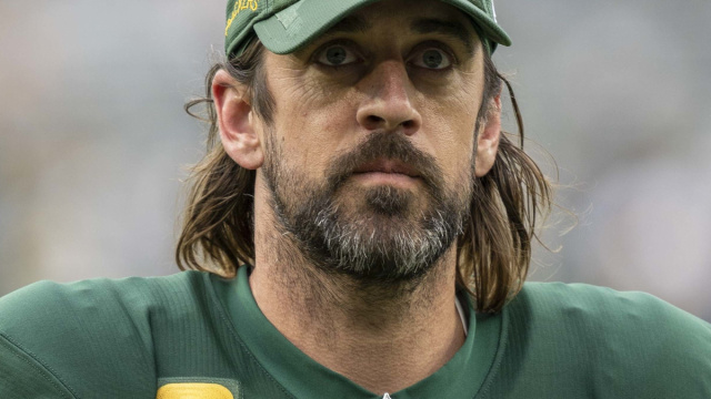 File:Aaron Rodgers Packers OCT2021 (cropped).jpg - Wikipedia &copy; Creative Commons