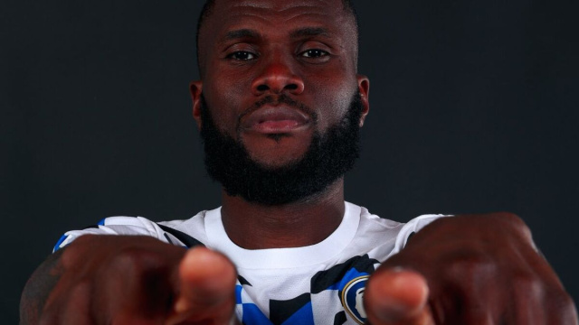 Franck Kessi&eacute;, centrocampista dell''Atalanta. Foto &copy; Atalanta