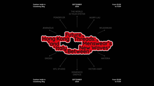 Future Threads: Menswear's New Waves Between Italy and Hong Kong ... &copy; Creative Commons
