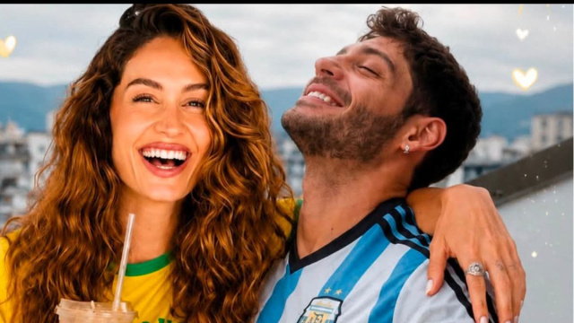 Helena Prestes e Javier Martinez &copy; Instagram.