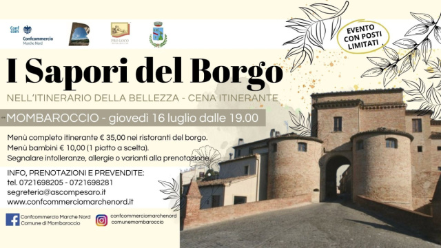 I Sapori del Borgo' nella magica cornice del borgo di Mombaroccio ... &copy; Creative Commons
