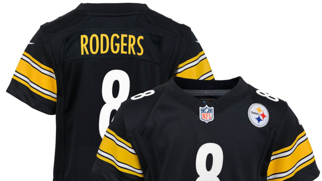 Maglia Pittsburgh Steelers Nike Home Game - Nero - Aaron Rodgers ... &copy; Creative Commons