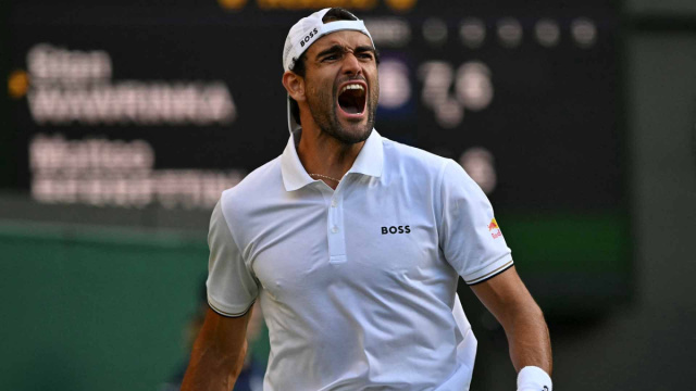 Matteo Berrettini ends Stan Wawrinka's Wimbledon career with ... &copy; Creative Commons