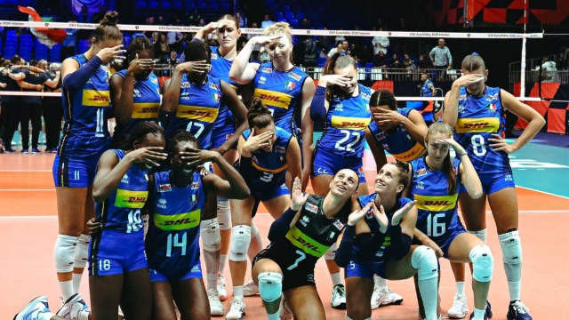 Nazionale italiana di pallavolo &copy; Pagina Facebook ufficiale della Federazione Italiana Pallavolo