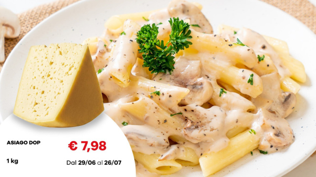 Pasta cremosa all'asiago &copy; Creative Commons