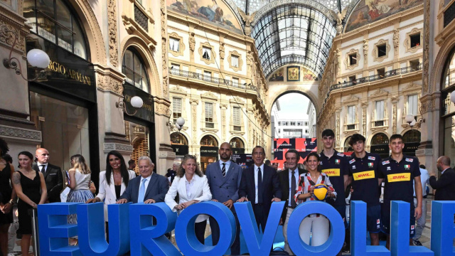 Presentato a Milano il countdown clock del prossimo Cev ENEL ... &copy; Creative Commons