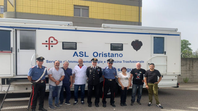Ventitr&eacute; donazioni: il "cuore" dei carabinieri di Oristano - ASL ... &copy; Creative Commons