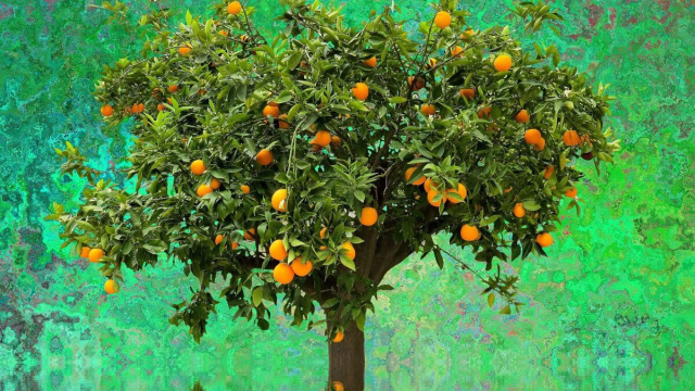 Albero carico di frutti &copy; Immagine di Pixabay