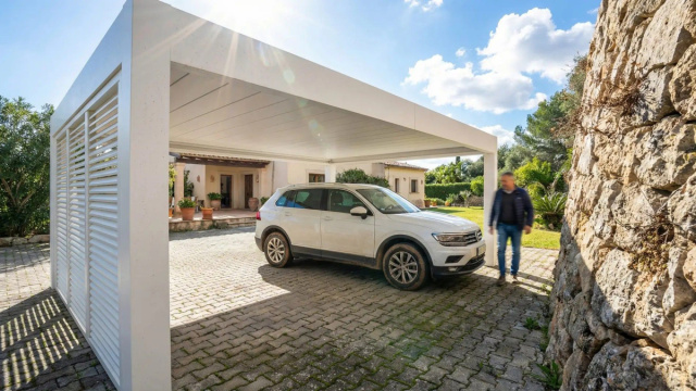 Carport in Alluminio su Misura &ndash; STAMEAT - Stameat srl &copy; Creative Commons