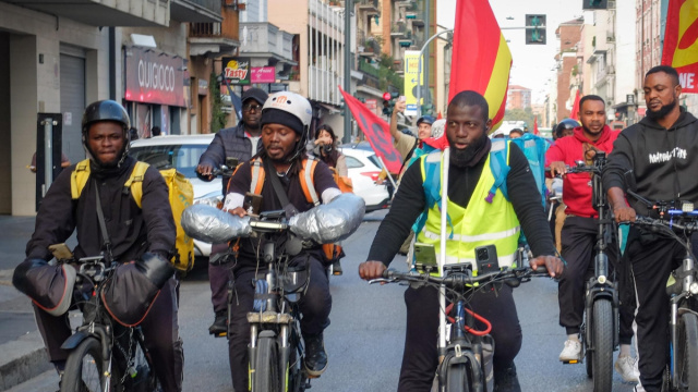 Milano, Rider di nuovo in corteo contro Glovo: proseguono le ... &copy; Creative Commons