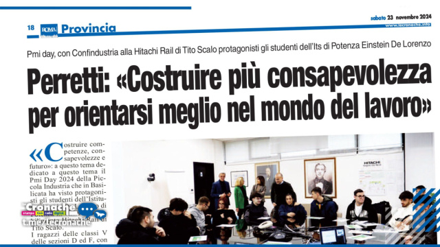 VISITA ALLA HITACHI RAIL, PERRETTI: &laquo;COSTRUIRE CONSAPEVOLEZZA PER ... &copy; Creative Commons