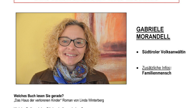 Volksanw&auml;ltin Gabriele Morandell &ndash; Lesegesicht des Monats Juni - &copy; Creative Commons