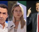 Roberto Vannacci, Giorgia Meloni e Giuseppe Conte (Facebook)