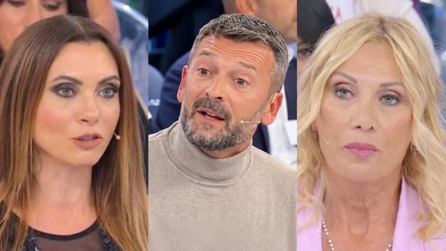 Agnese, Roberto e Sabrina - screenshot &copy; Uomini e Donne.
