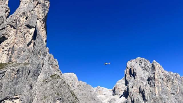 Alpinista francese ferito sul Sass Maor, recuperato dall'elisoccorso &copy; Creative Commons